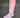 Socken unisex Beate - rosa - lang