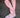 Socken unisex Beate - rosa - lang